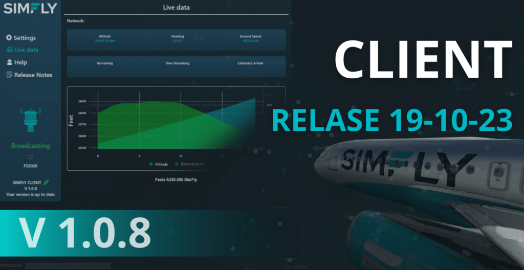 SimFly Client Version 1.0.8 Release
