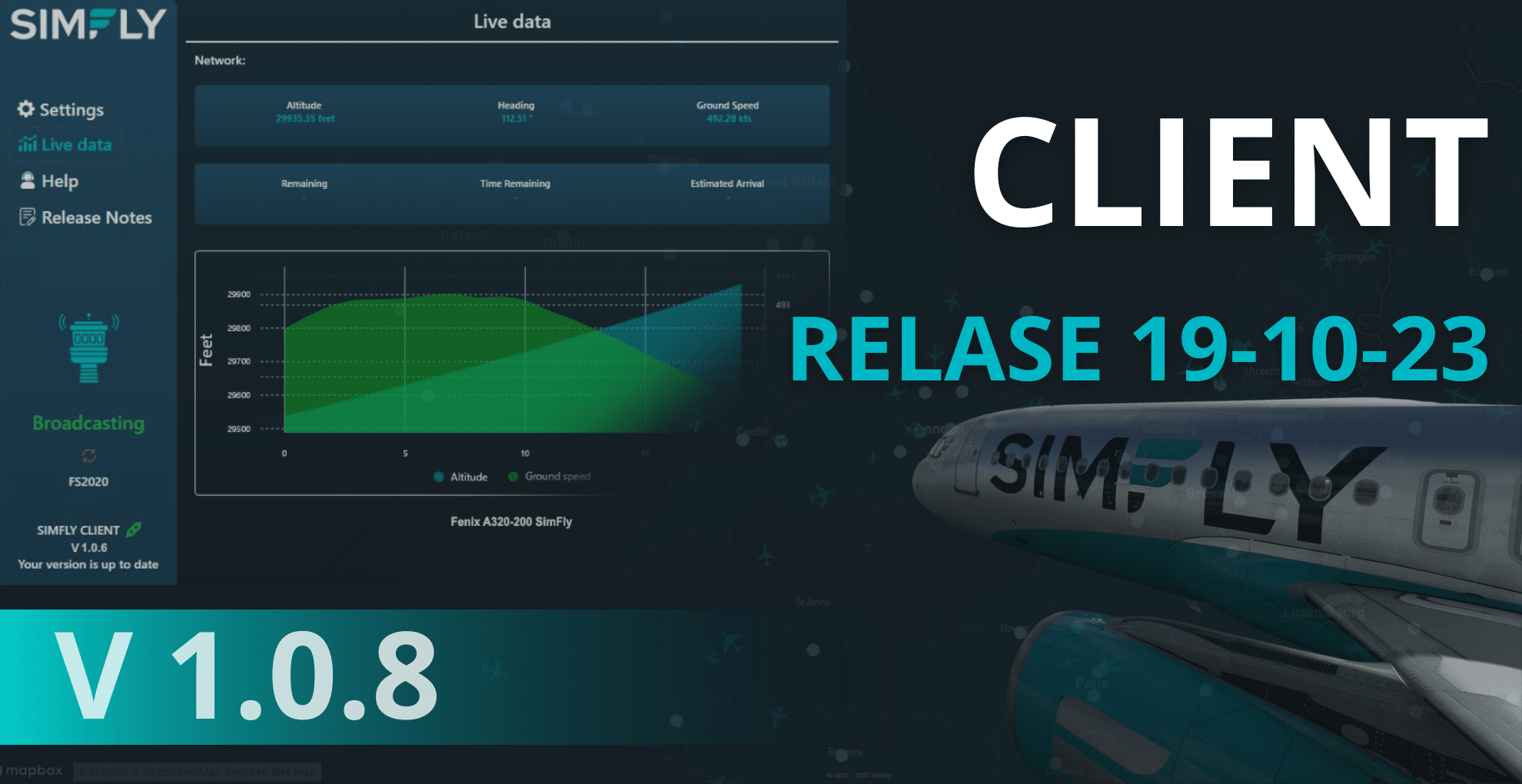 SimFly Client Version 1.0.8 Release