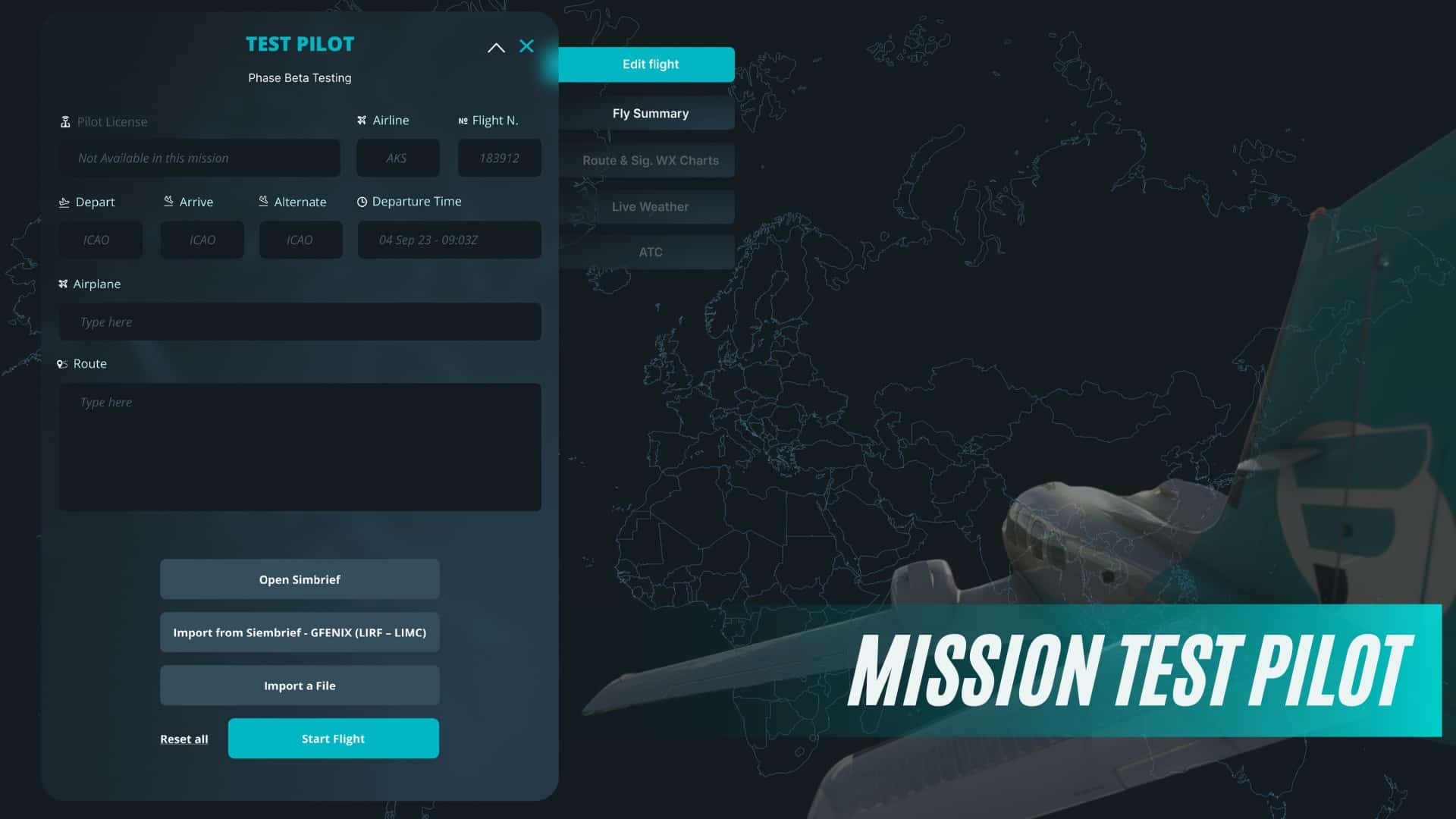 Updates - Test Pilot Mission