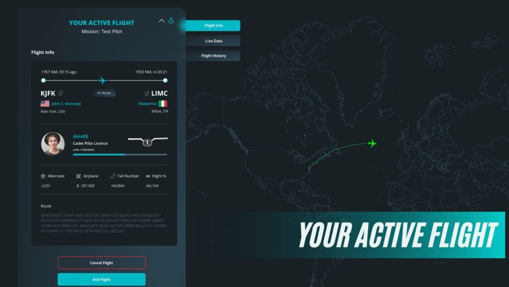 Your Active Flight Test Pilot Mission!