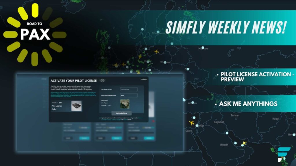 Pilot License Activation - Preview