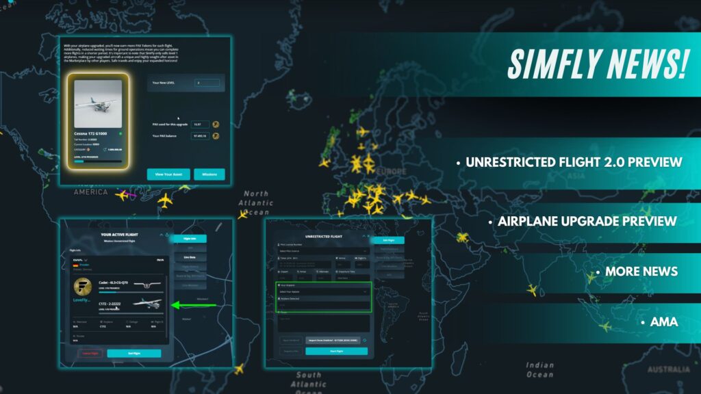 Preview of New Features on SimFly: Airplane Upgrade and Much More