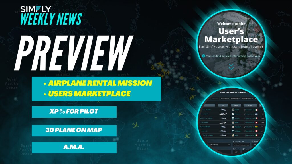 Airplane Rental Mission, User Marketplace Preview, and More Exciting Updates!