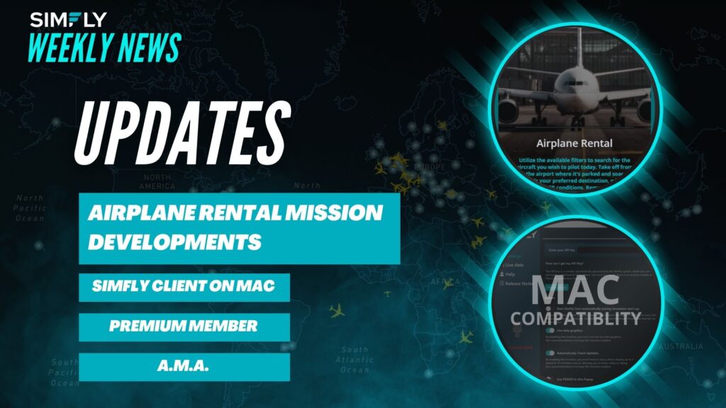 Updates: Airplane Rental Mission, Mac Client, and Premium Membership