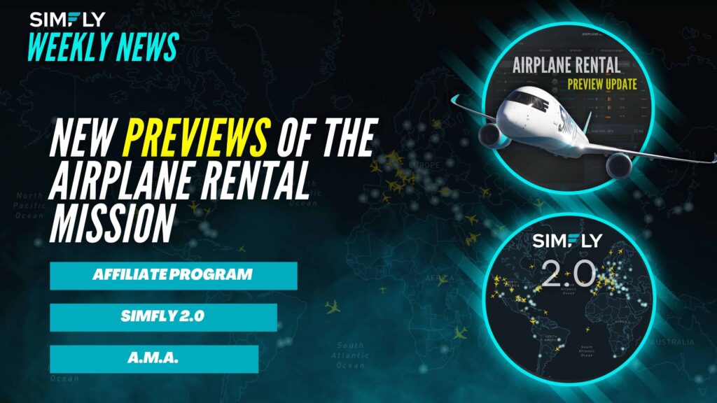 Airplane Rental Mission: new previews and updates!