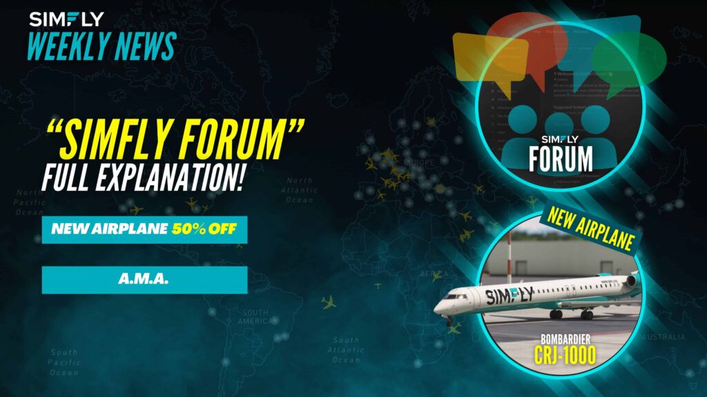 Updates: forum, fuel range rule, and new airplane