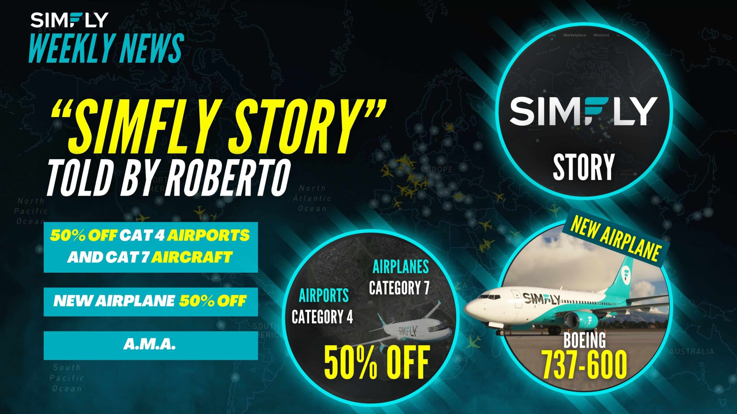 Origins, News, Discounts & a New Airplane