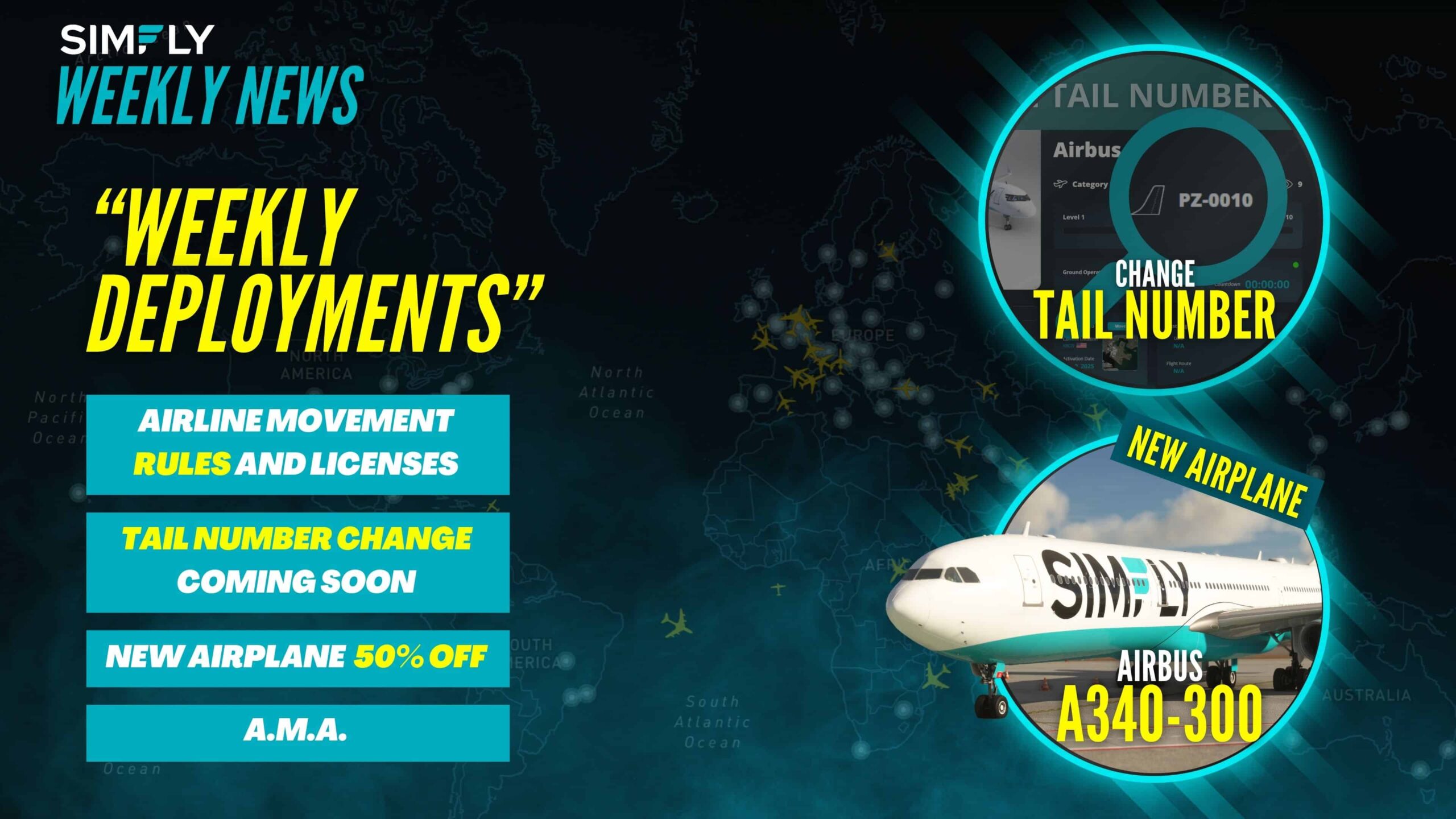 Live Features, Updates & New Airplane